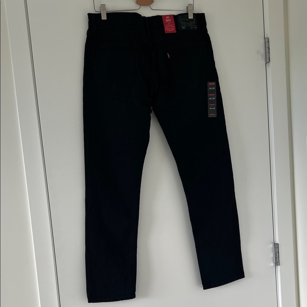 Levi's Men's Dark Denim Jeans Size 34x30 - Picture 7 of 9